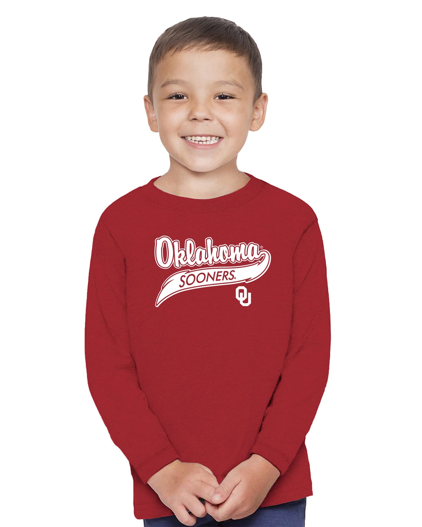 Little King NCAA Infant & Toddler Long Sleeve Tee-Varsity Logo-Team Colors