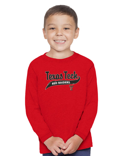 Little King NCAA Infant & Toddler Long Sleeve Tee-Varsity Logo-Team Colors