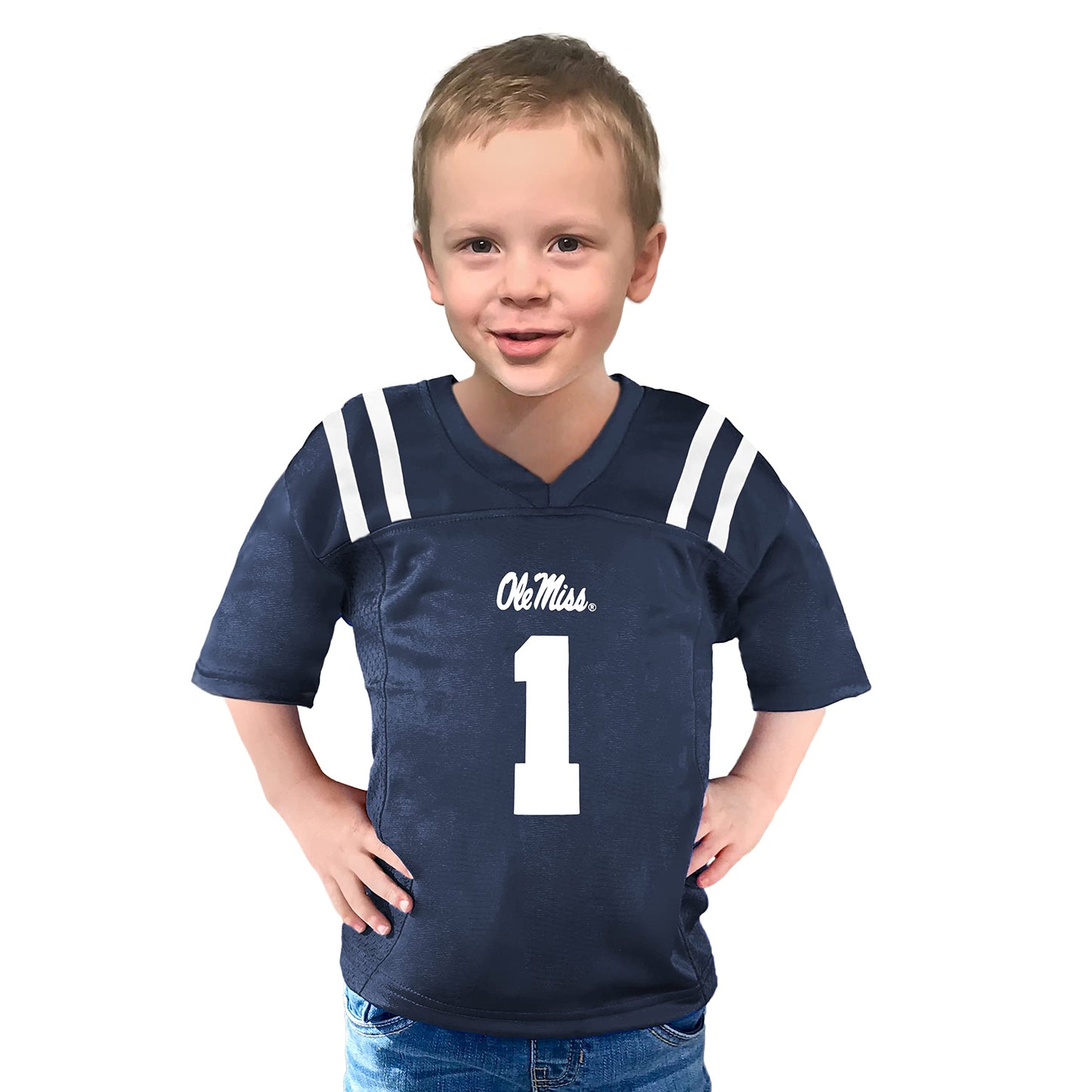 Little King NCAA Toddler-Touchdown Pass-Team Football Jersey-Sizes