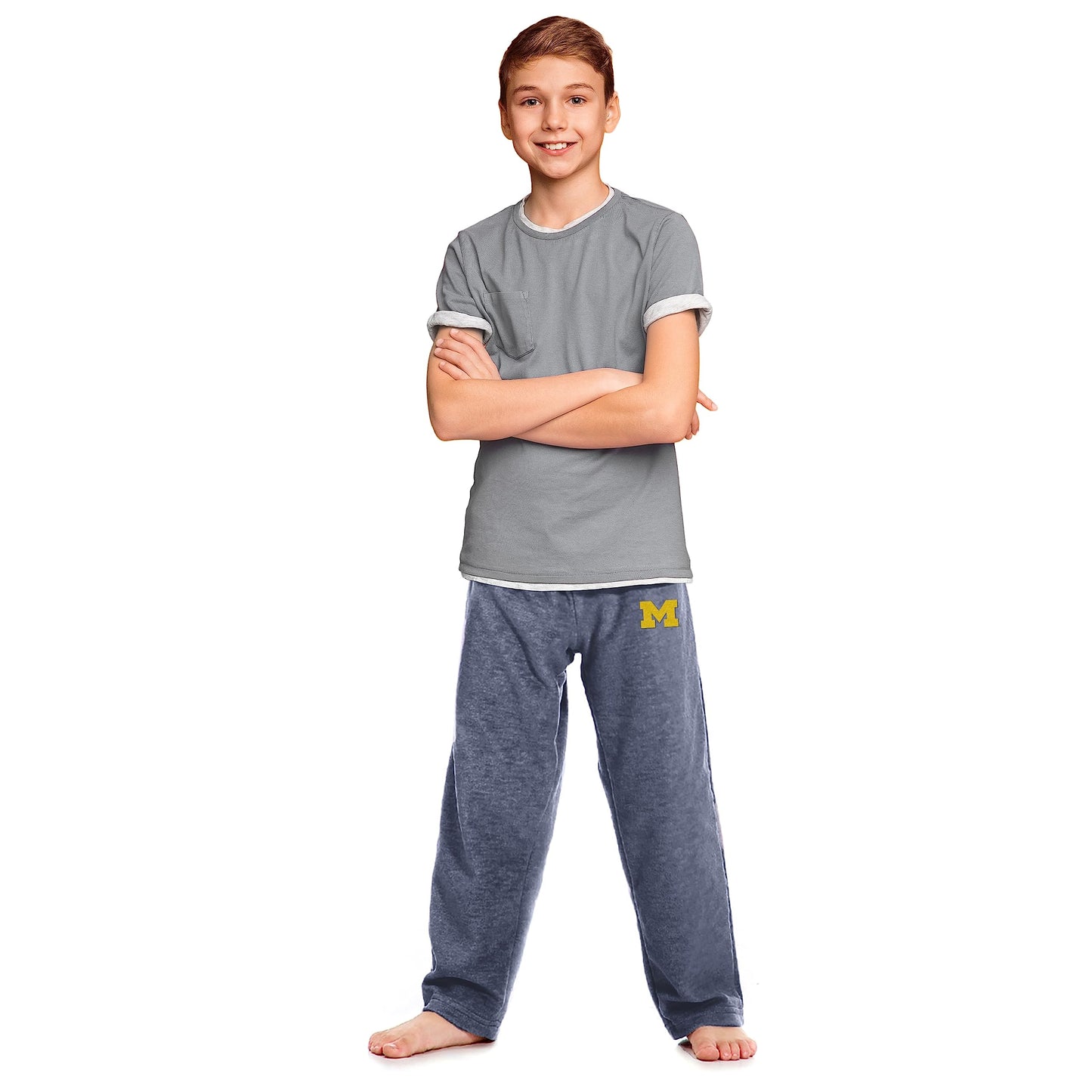 Little King NCAA Youth Boys and Girls Soft Knobby Lounge Pants