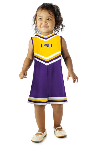 Little King NCAA Toddler/Youth Girls Team Cheer Jumper Dress