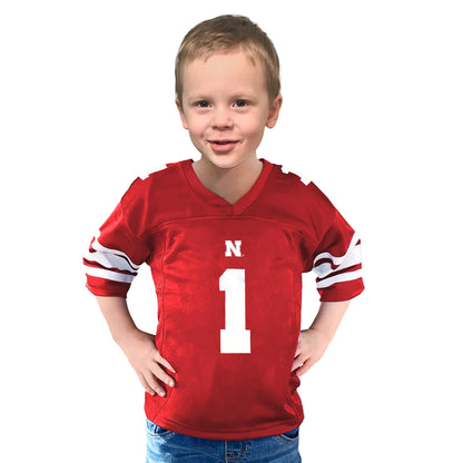 Little King NCAA Toddler-Touchdown Pass-Team Football Jersey-Sizes