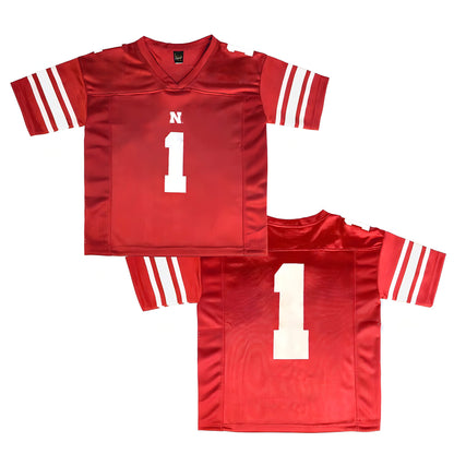 Little King NCAA Touchdown Pass Youth Teen Boys Team Football Jersey