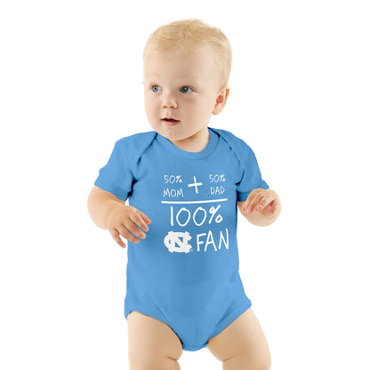 Little King NCAA Short Sleeve-100% Fan- Bodysuit Romper