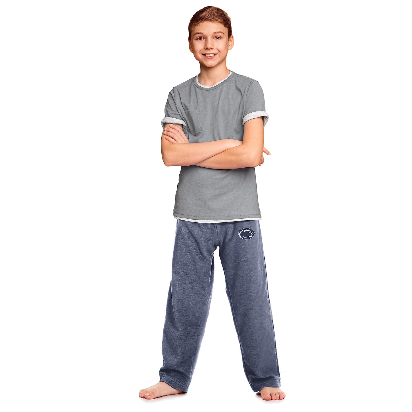 Little King NCAA Youth Boys and Girls Soft Knobby Lounge Pants