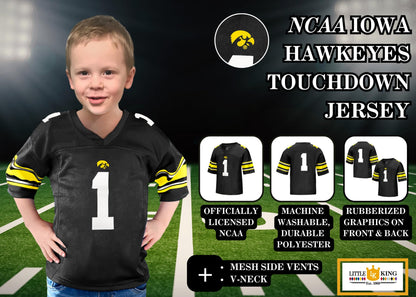 Little King NCAA Toddler-Touchdown Pass-Team Football Jersey-Sizes