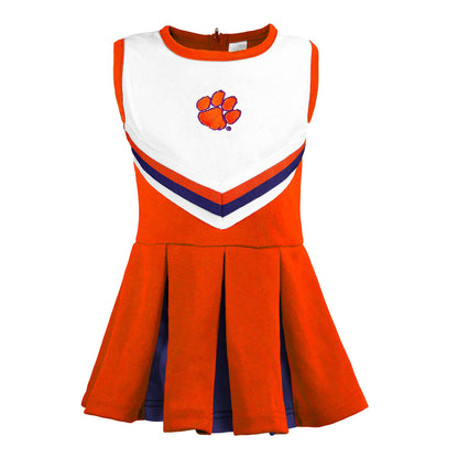 Little King NCAA Infant/Toddler Girls One Piece Team Cheer Jumper Dress