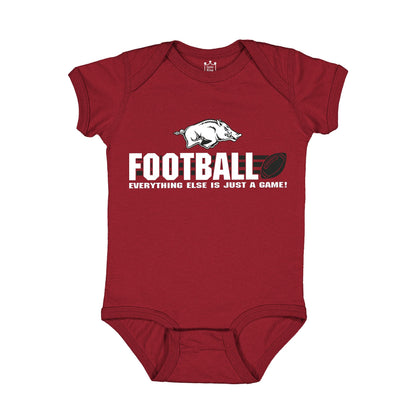 Little King NCAA Short Sleeve College Football Onesie Bodysuit-100% Cotton