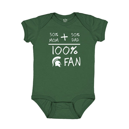 Little King NCAA Short Sleeve-100% Fan- Bodysuit Romper