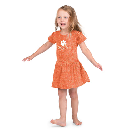 Little King NCAA Toddler Girls Knobby Dress-Cutest Fan