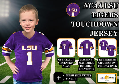 Little King NCAA Toddler-Touchdown Pass-Team Football Jersey-Sizes