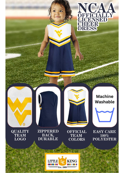 Little King NCAA Toddler/Youth Girls Team Cheer Jumper Dress