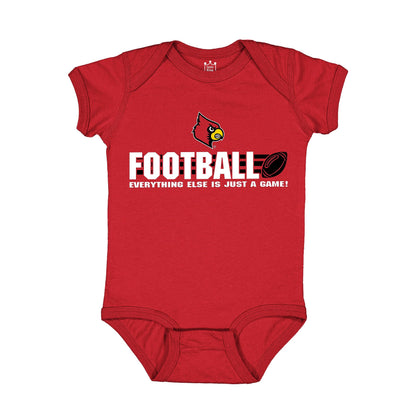 Little King NCAA Short Sleeve College Football Onesie Bodysuit-100% Cotton