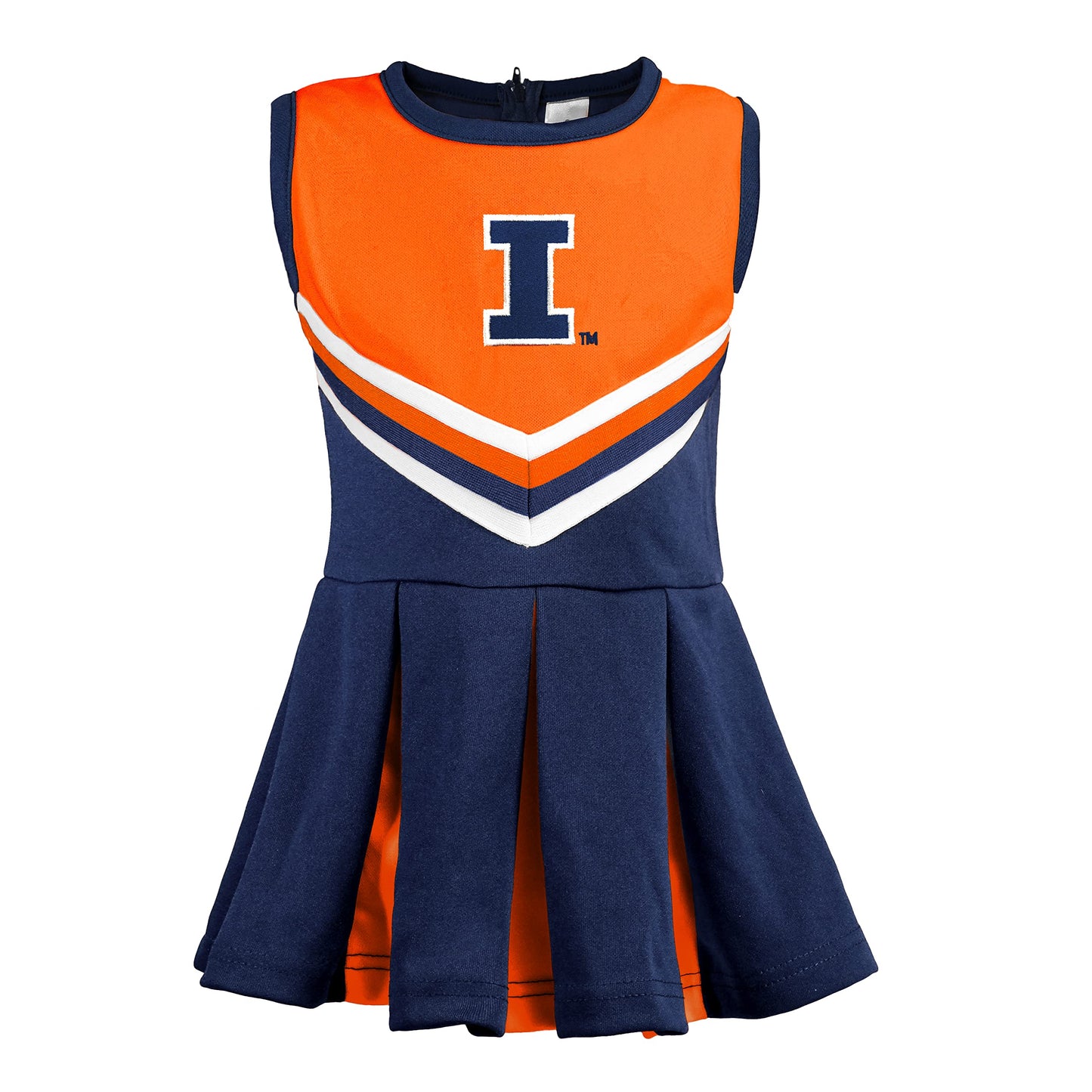 Little King NCAA Infant/Toddler Girls One Piece Team Cheer Jumper Dress