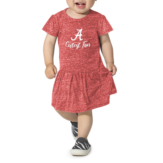 Little King NCAA Infant Girls Knobby Dress-Cutest Fan