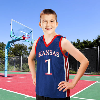 Little King NCAA-Full Court-Youth Boys Teen College Basketball Jersey