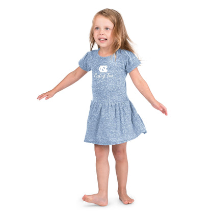 Little King NCAA Toddler Girls Knobby Dress-Cutest Fan