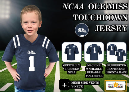 Little King NCAA Toddler-Touchdown Pass-Team Football Jersey-Sizes