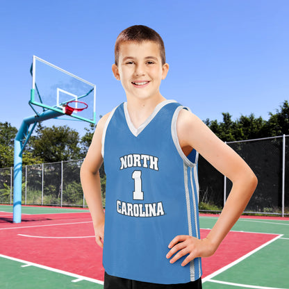 Little King NCAA-Full Court-Youth Boys Teen College Basketball Jersey