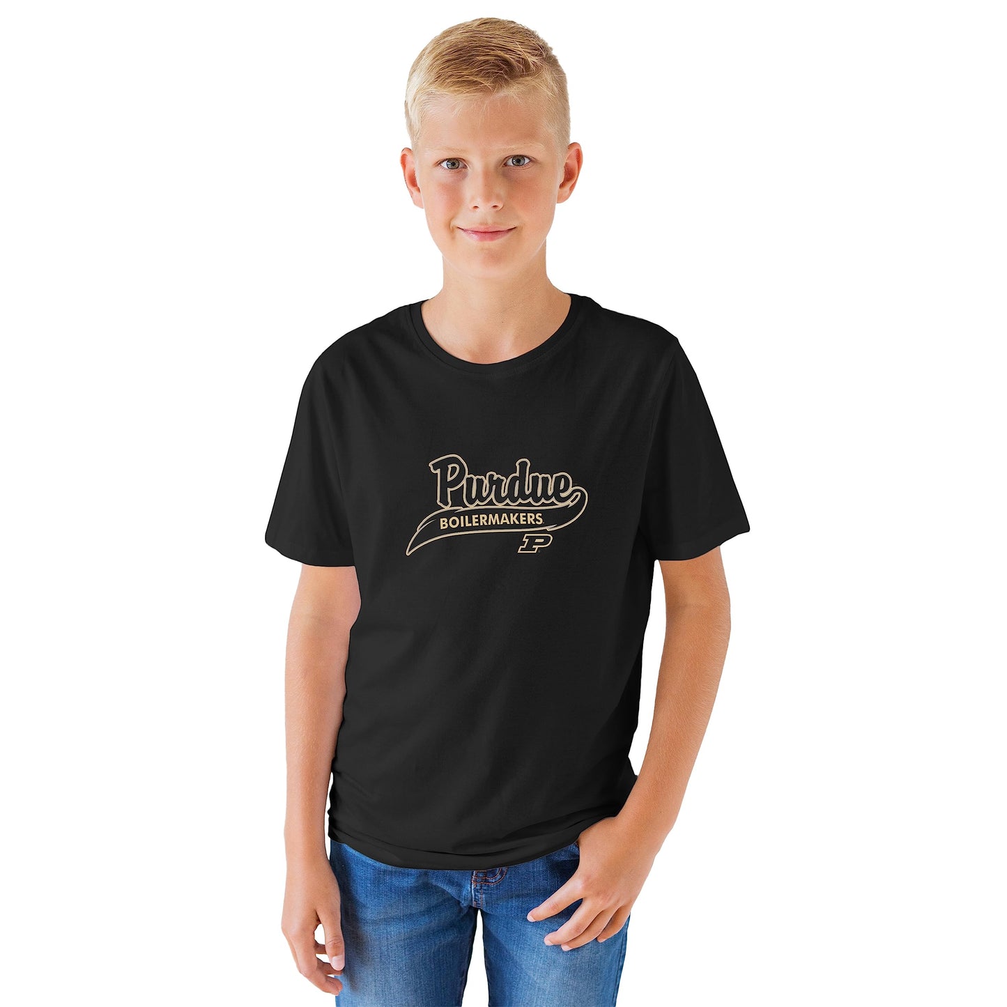 Little King NCAA Boys Youth-Varsity Logo-Short Sleeve Tee-Team Colors