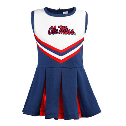 Little King NCAA Infant/Toddler Girls One Piece Team Cheer Jumper Dress