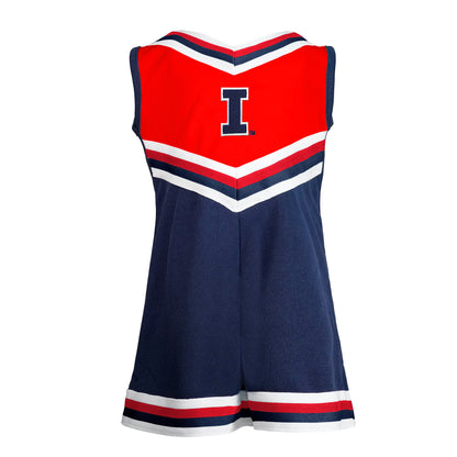 Little King NCAA Toddler/Youth Girls Team Cheer Jumper Dress