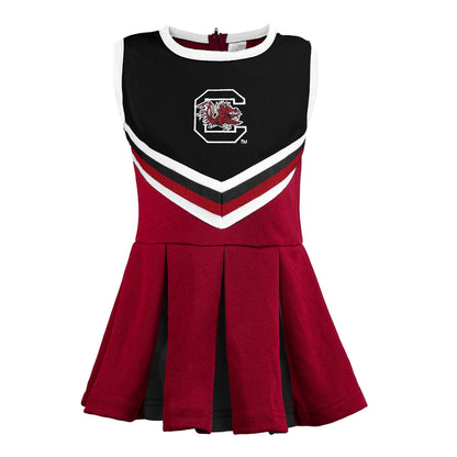 Little King NCAA Infant/Toddler Girls One Piece Team Cheer Jumper Dress