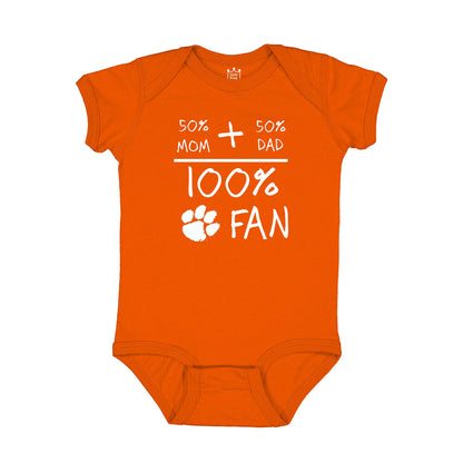 Little King NCAA Short Sleeve-100% Fan- Bodysuit Romper