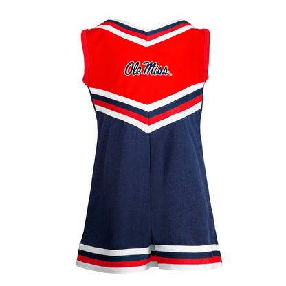 Little King NCAA Toddler/Youth Girls Team Cheer Jumper Dress