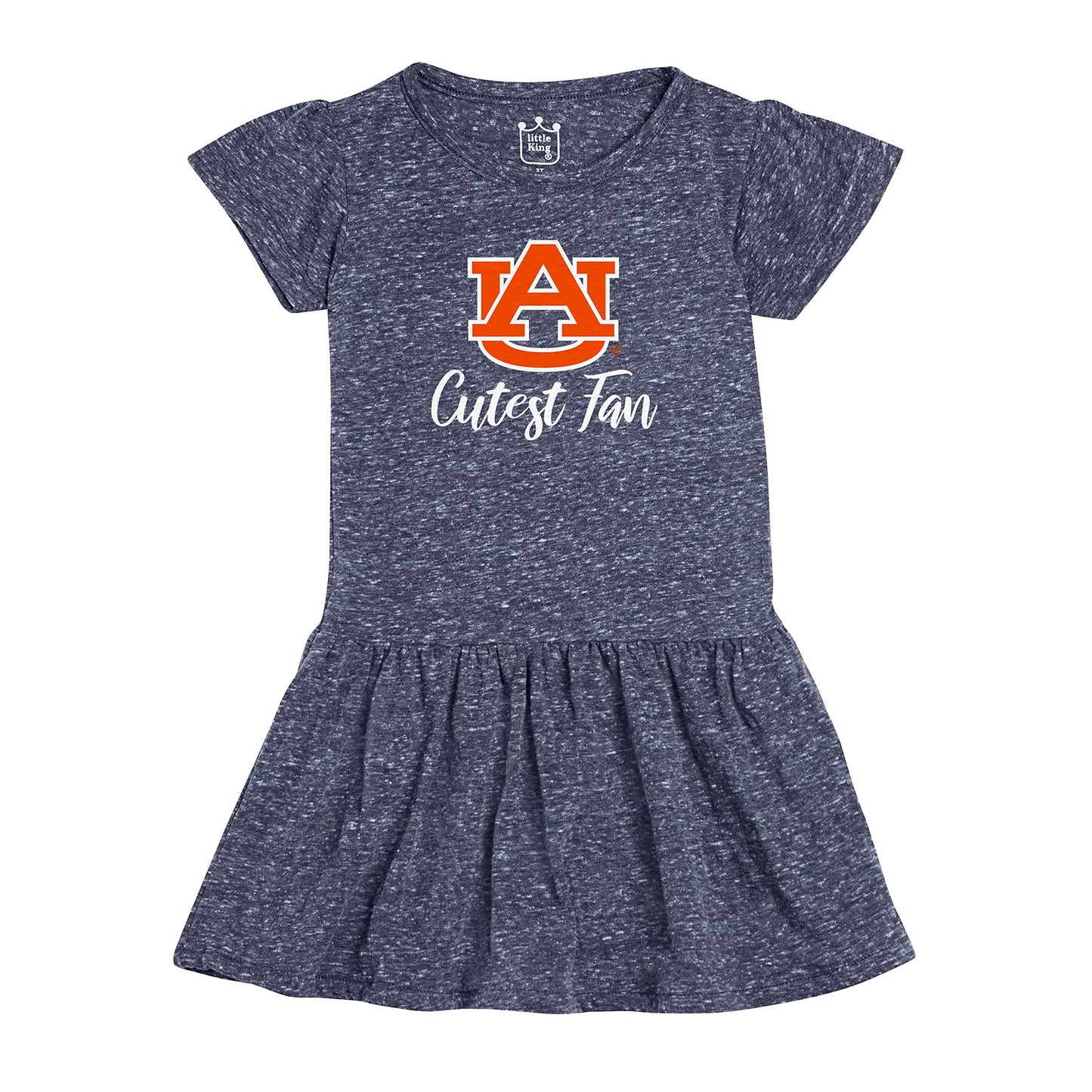 Little King NCAA Toddler Girls Knobby Dress-Cutest Fan