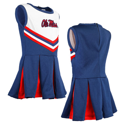 Little King NCAA Infant/Toddler Girls One Piece Team Cheer Jumper Dress