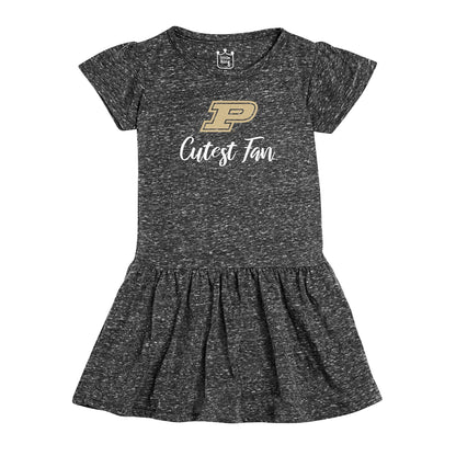 Little King NCAA Toddler Girls Knobby Dress-Cutest Fan