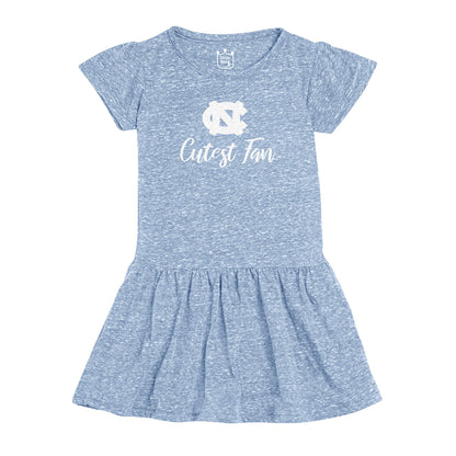 Little King NCAA Toddler Girls Knobby Dress-Cutest Fan