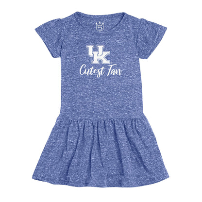 Little King NCAA Toddler Girls Knobby Dress-Cutest Fan