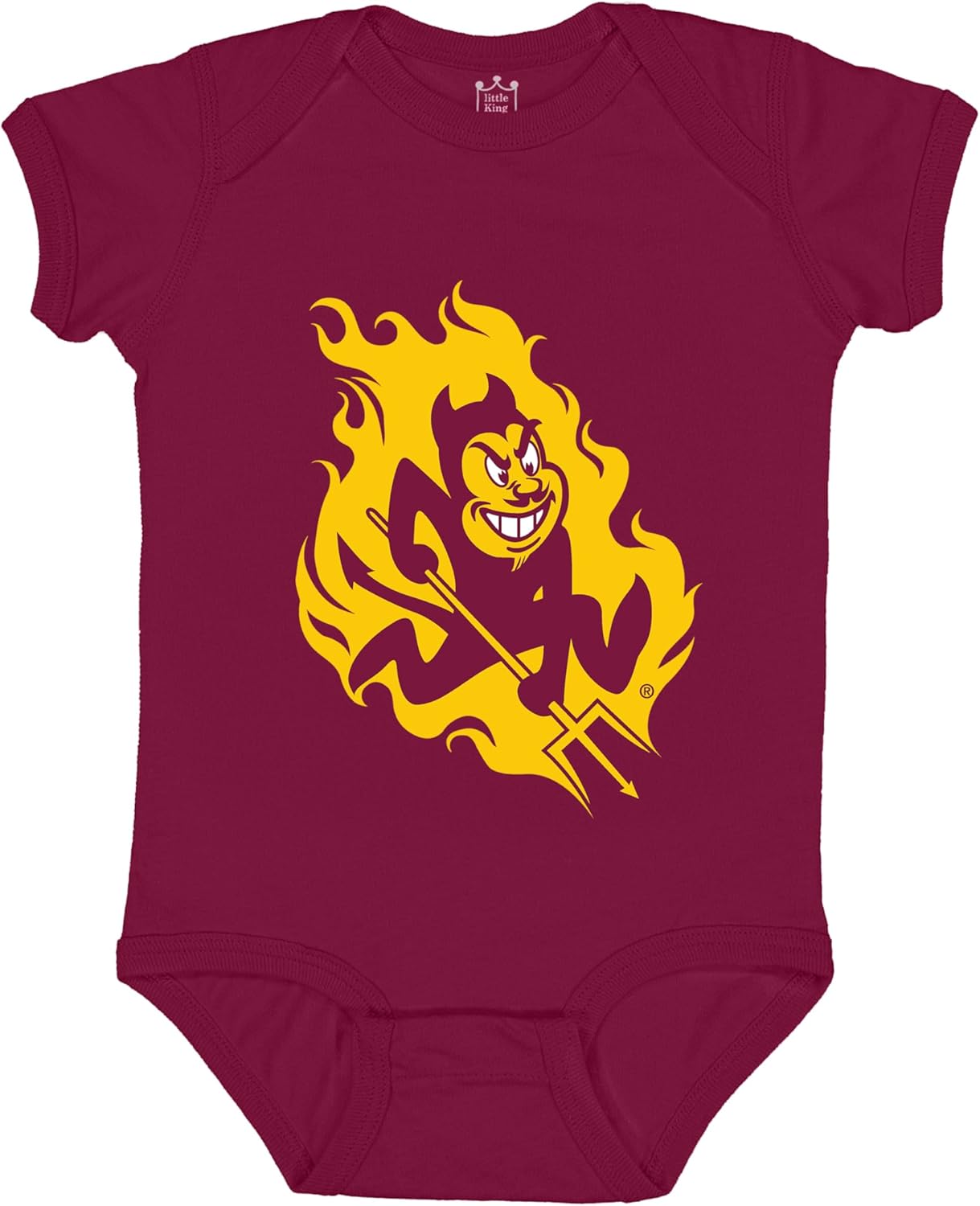 Maroon & Gold Baby Game Day Outfit