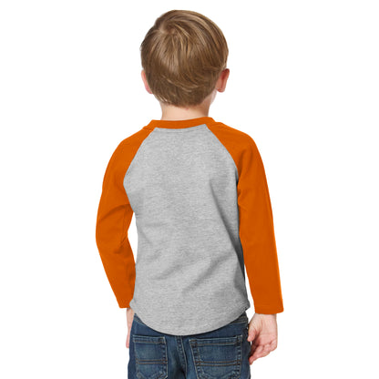 Grey & Orange Toddler Game Day Outfit