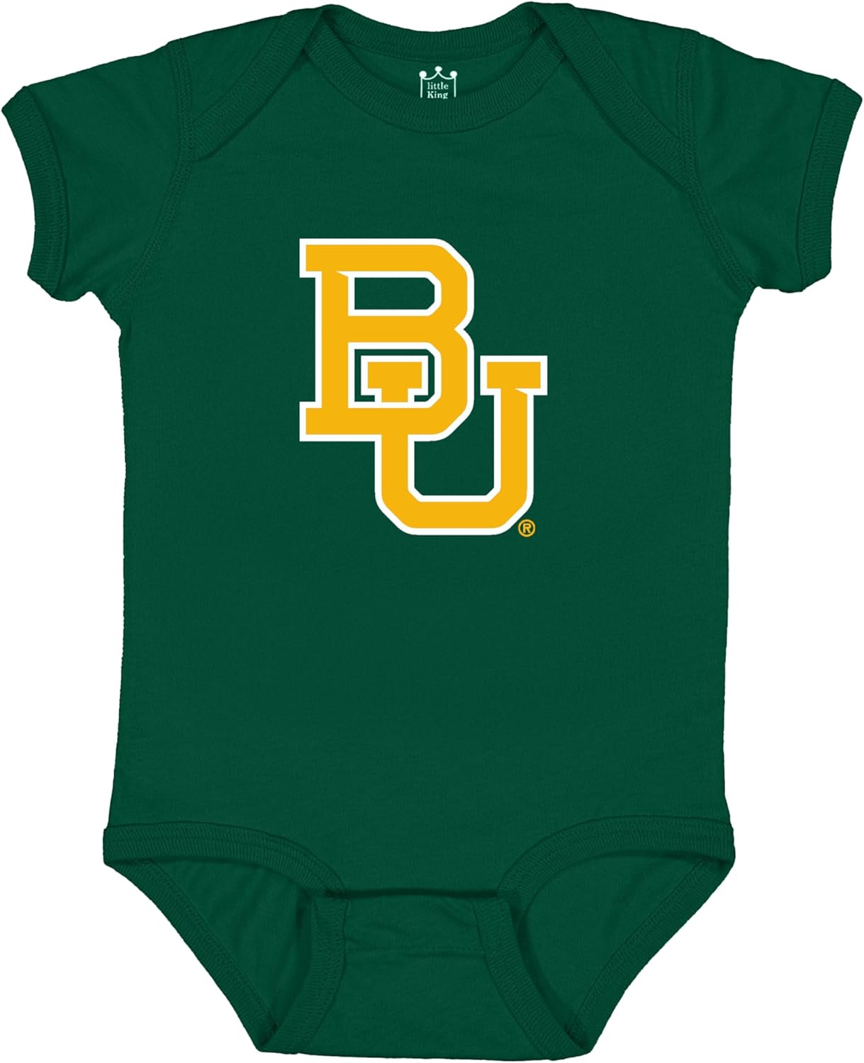 Green & Gold Baby Game Day Outfit