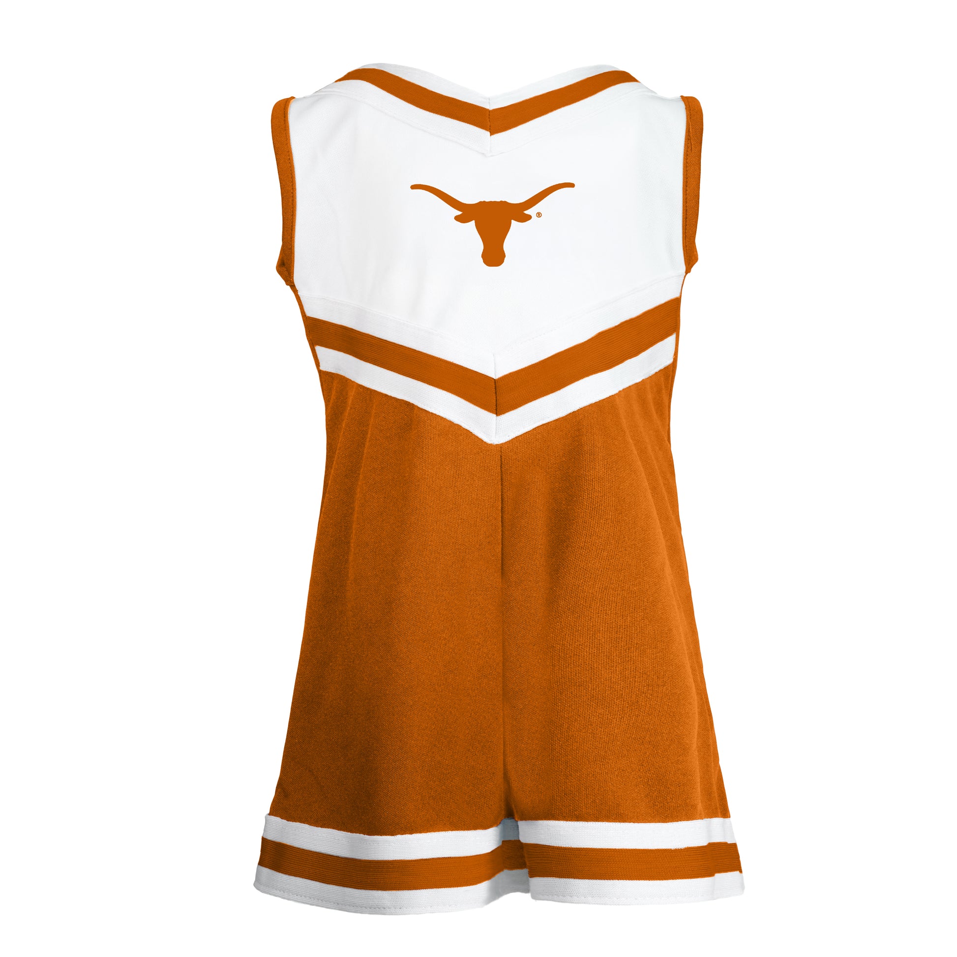 Orange & White Toddler Game Day Outfit
