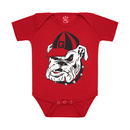 Little King NCAA Short Sleeve Tech Bodysuit-Big Logo -100% Polyester-Infant Sizes 0-3M 6M 12M 18M