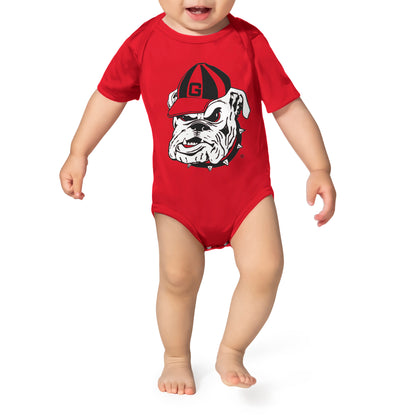 Little King NCAA Short Sleeve Tech Bodysuit-Big Logo -100% Polyester-Infant Sizes 0-3M 6M 12M 18M