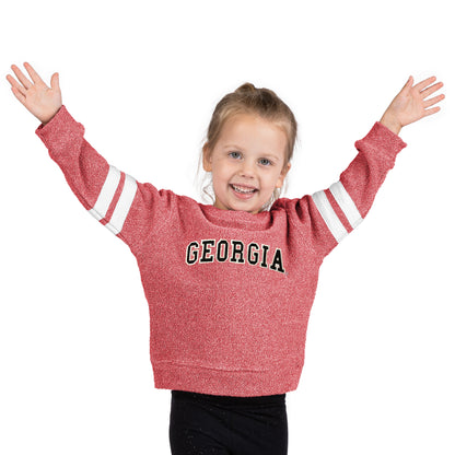 Little King NCAA Toddler Boys and Girls Crewneck Twist Sweatshirt-Team Colors 2T 3T 4T