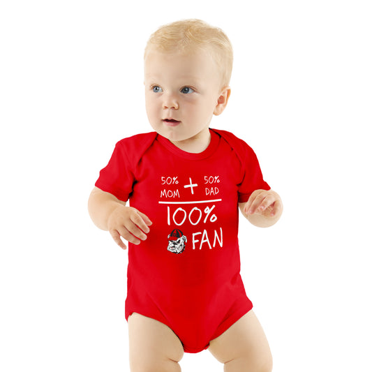 Red & Black Baby Game Day Outfit