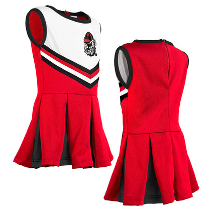 Little King NCAA Toddler/Youth Girls Team Cheer Jumper Dress-Sizes 2T 3T 4T 6