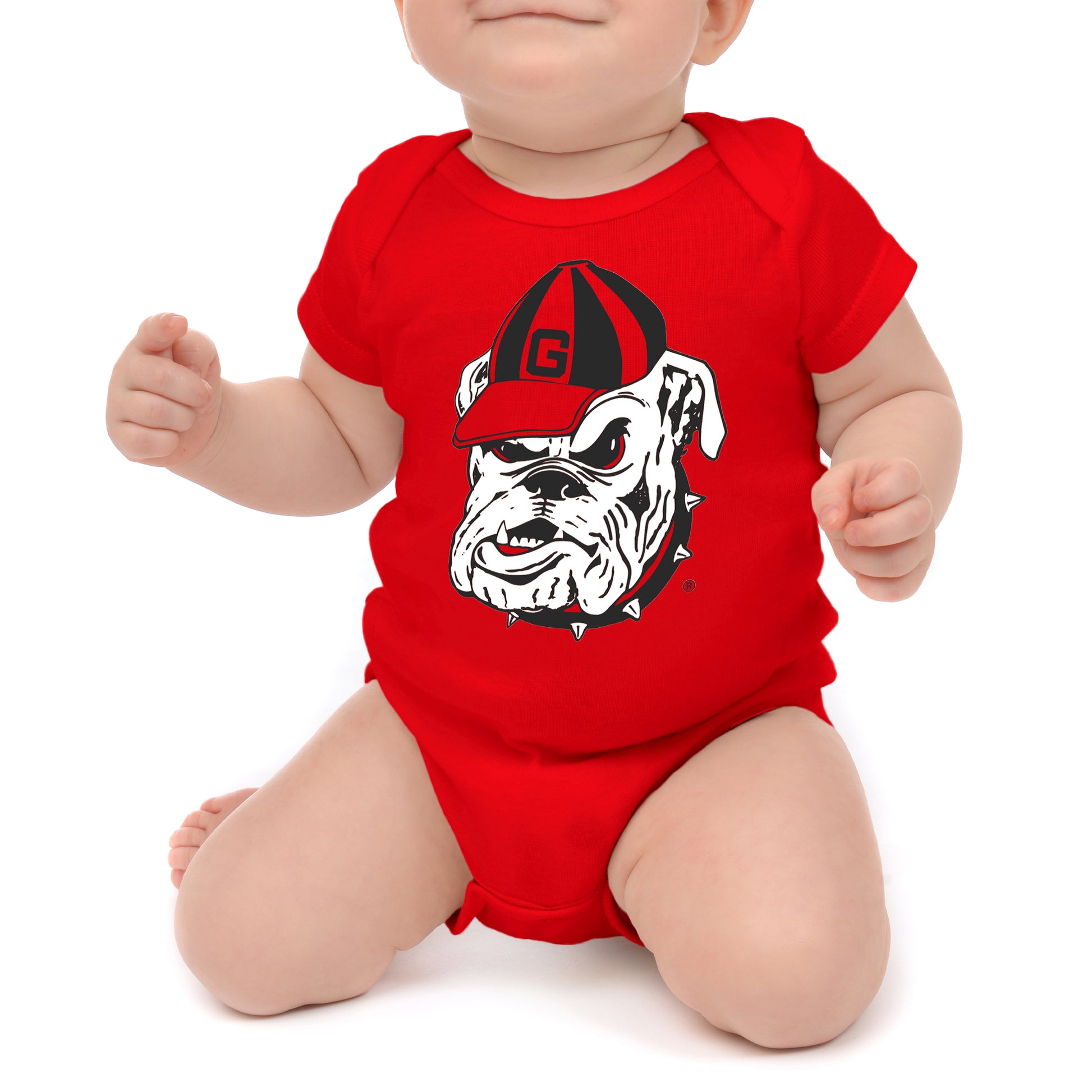 Red & Black Baby Game Day Outfit