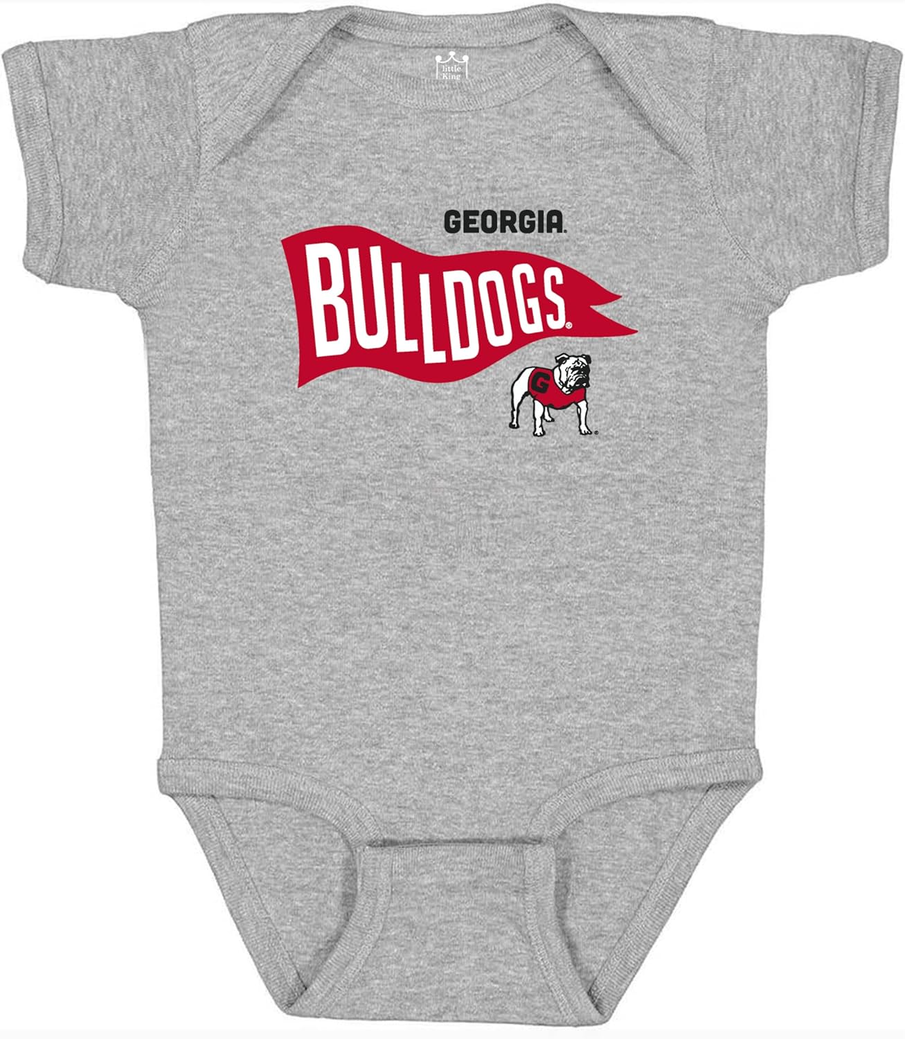 Gray & Red Baby Game Day Outfit