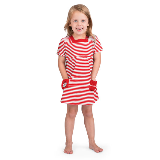 Red & Black Toddler Game Day Outfit