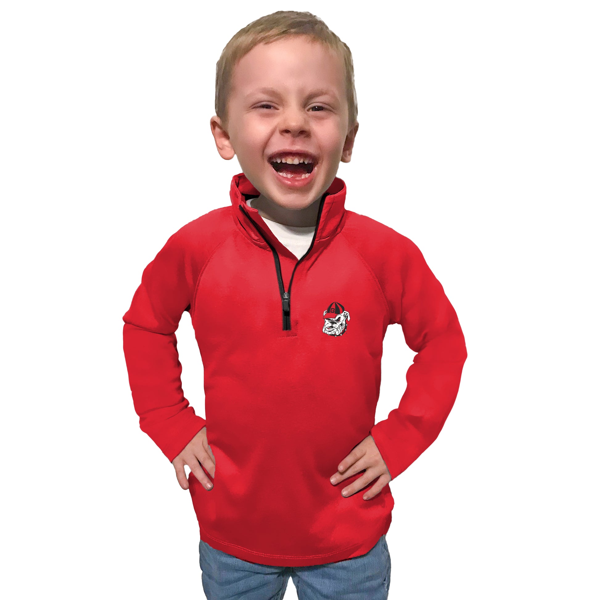 Red & Black Toddler Game Day Outfit