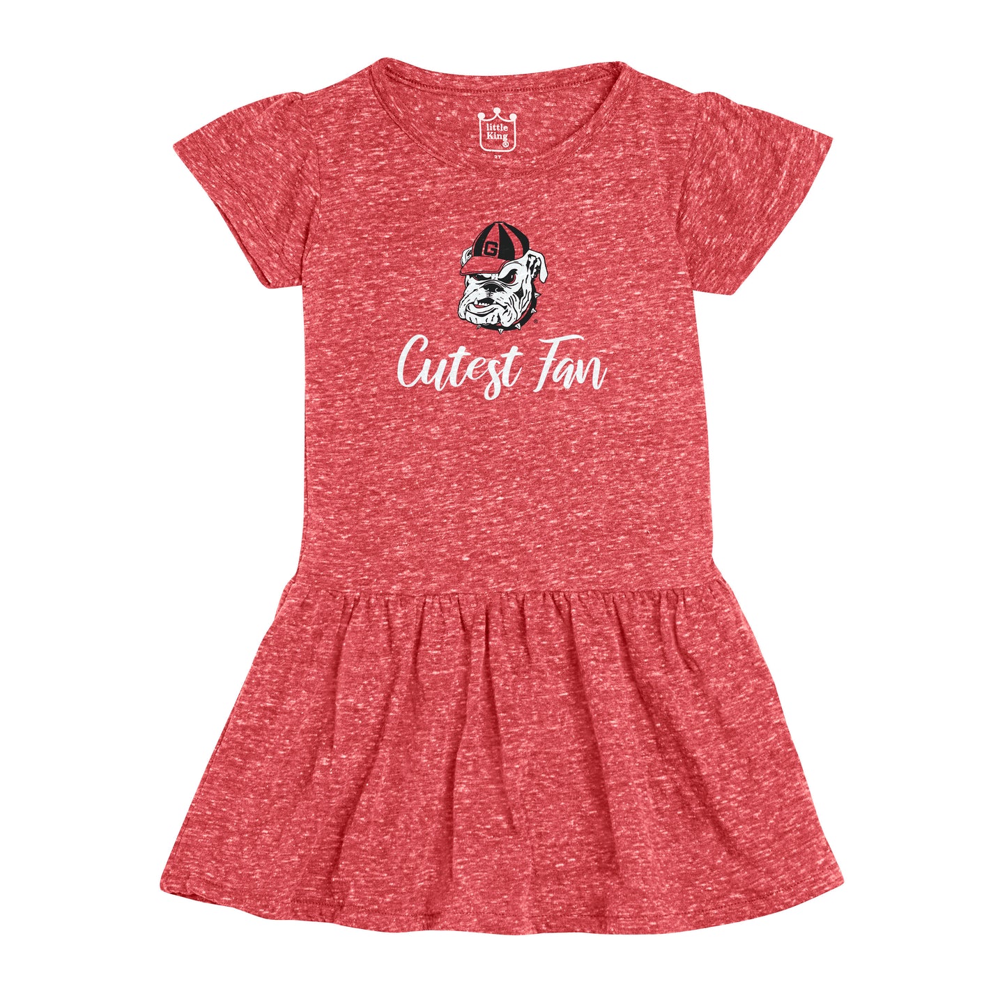 Little King NCAA Infant Girls Knobby Dress-Cutest Fan-Sizes 6 Months, 12 Months and 18 Months