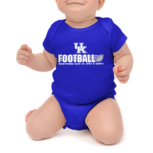 Little King NCAA Short Sleeve-Football- Bodysuit Romper-Infant Sizes 0-3M 6M 12M 18M