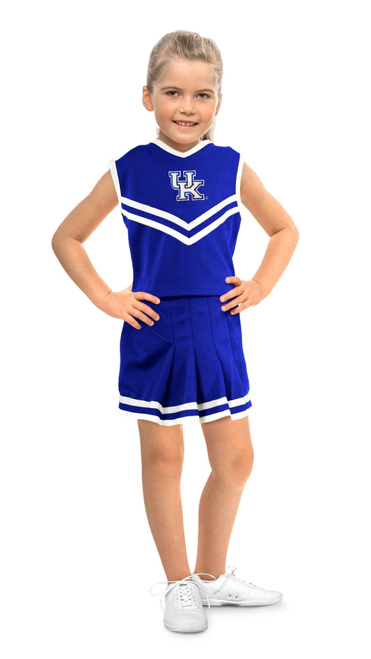 Little King NCAA Toddler/Youth Girls Team 2 Piece Cheer Dress-Sizes 2T 3T 4T 6